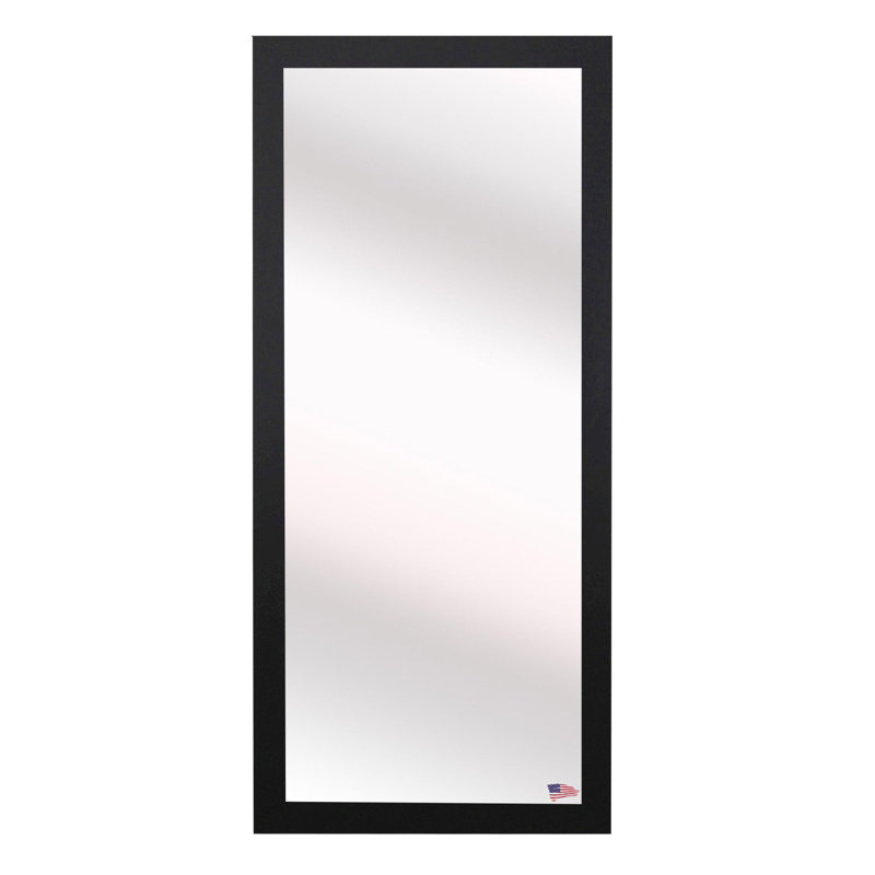 Latitude Run® Rectangle Black Full Length Wall Mirror & Reviews Wayfair